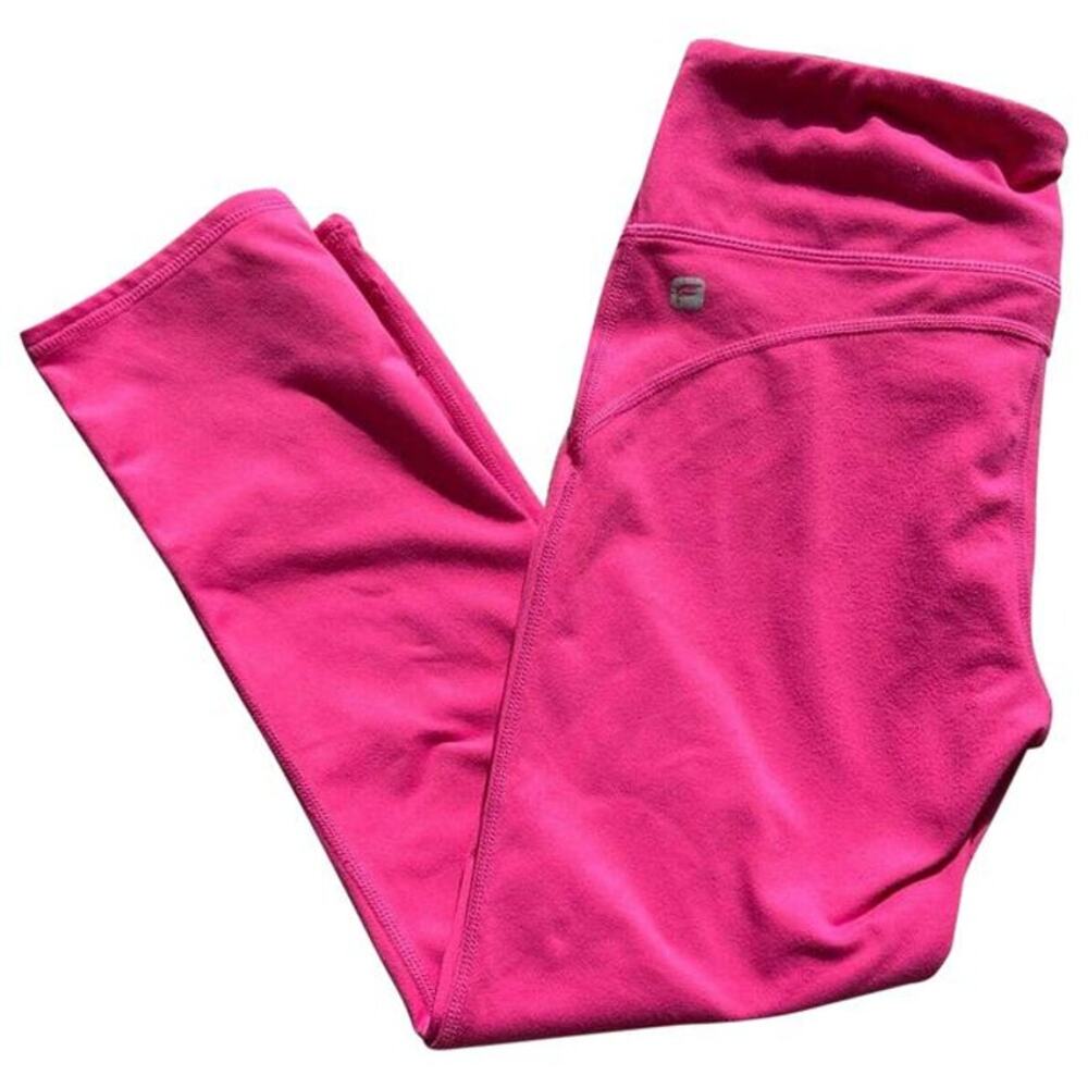 Fabletics Womens Leggings Size XS Lima Capri Workout Hot Pink Raspberry‎ Active